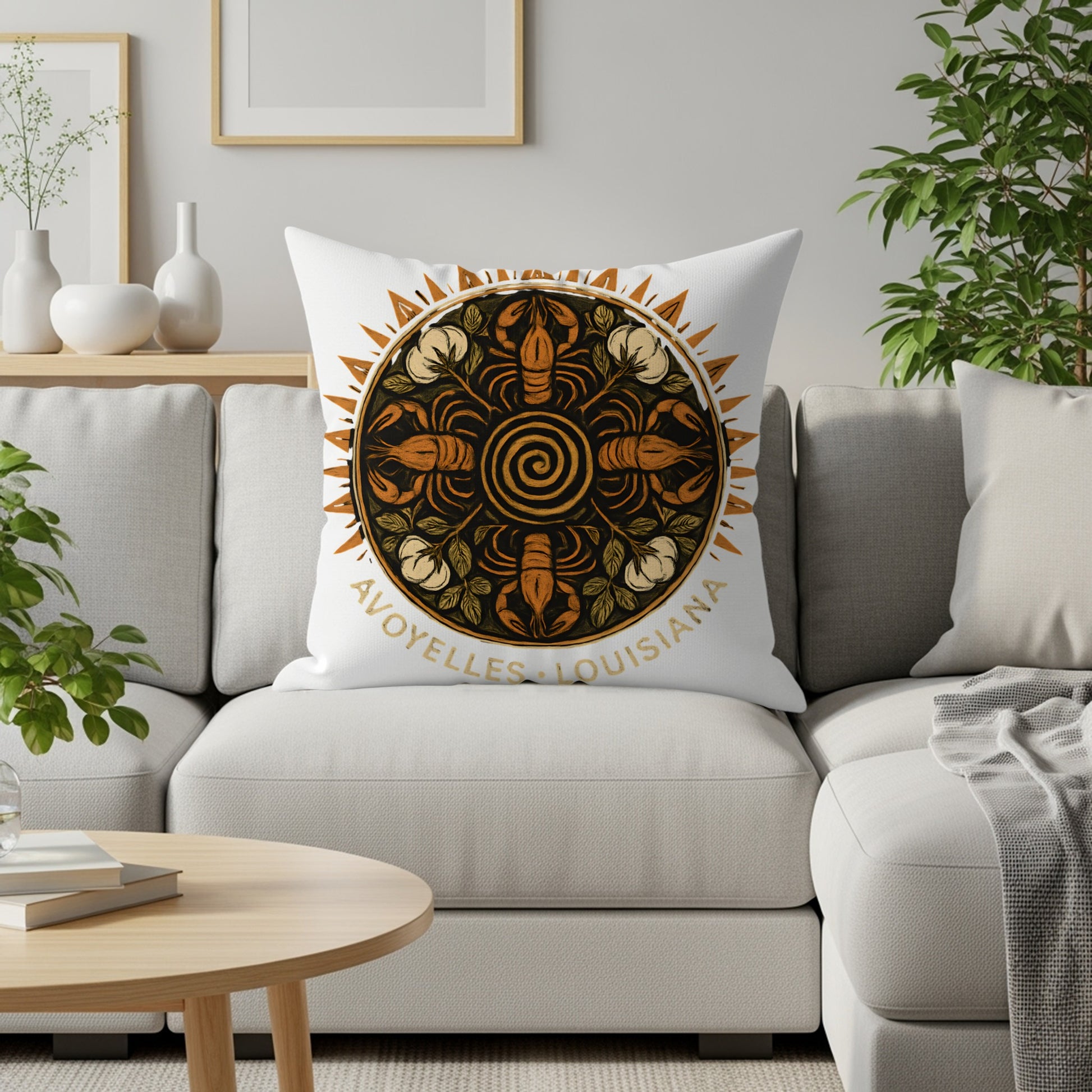 Avoyelles Louisiana Unique Design Pillow product type