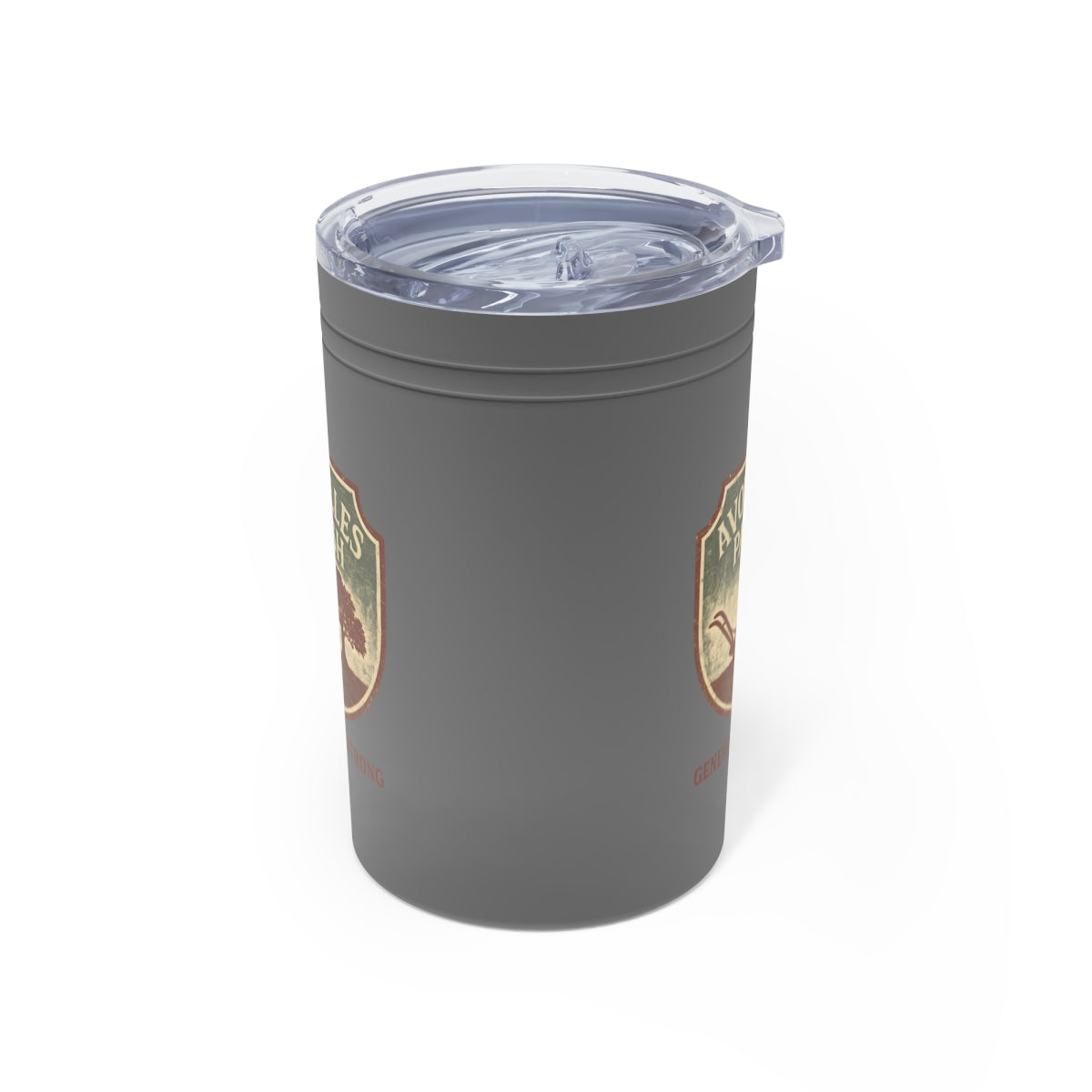 Vintage Retro Travel Design Grey Tumbler Insulated product type