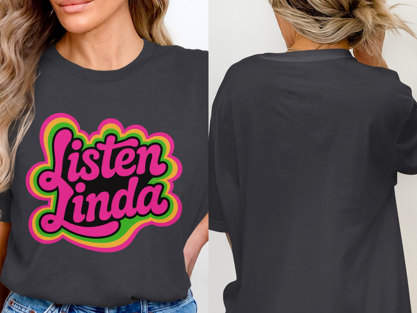 Listen Linda Graphic Tee Casual T-shirt product type