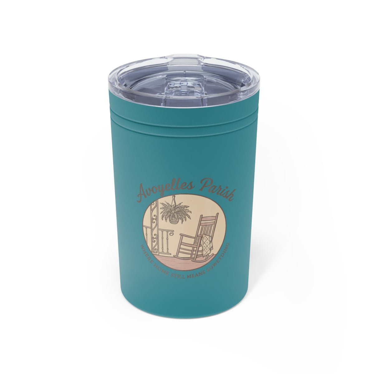 Avoyelles Parish Teal Travel Mug With Lid Drinkware Product