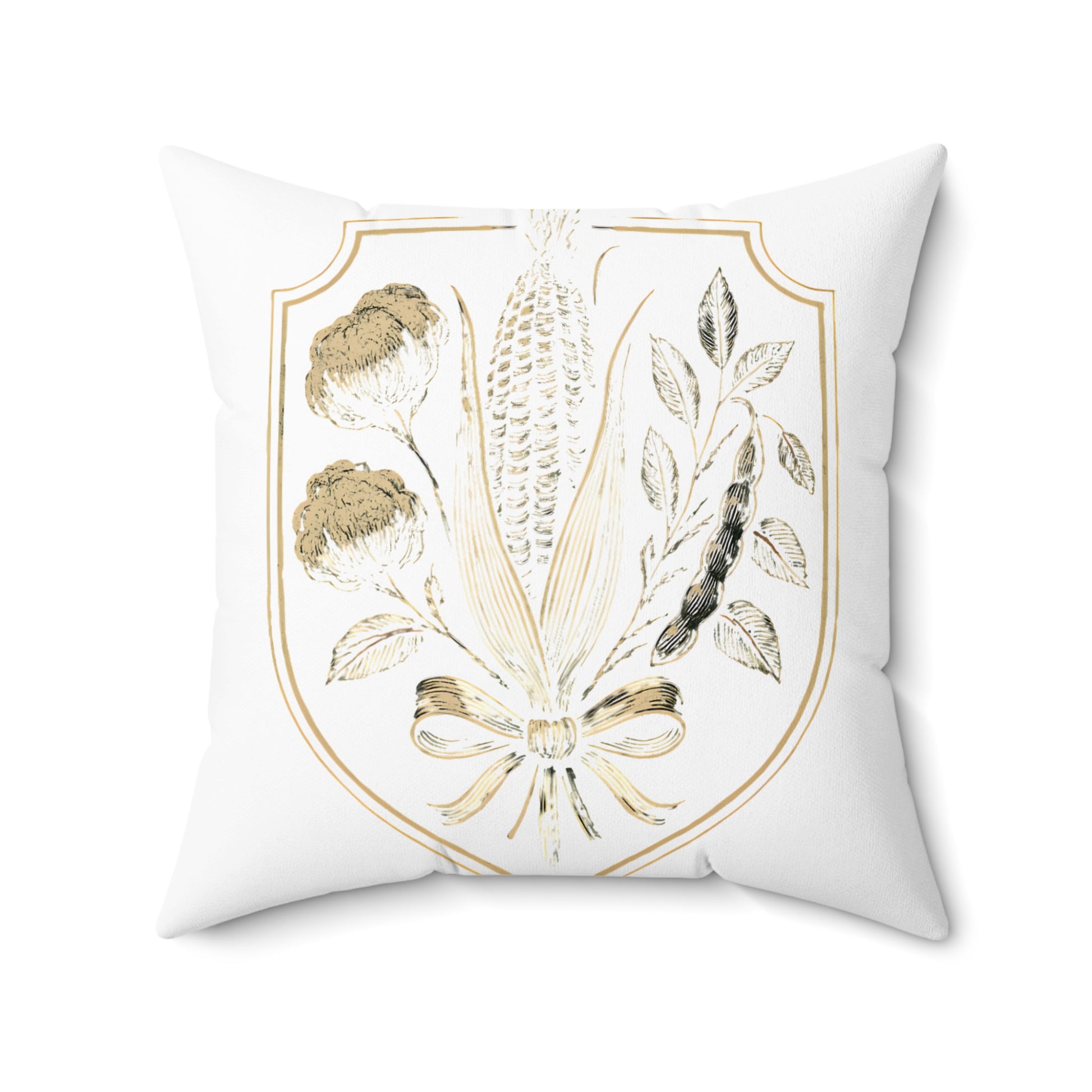 Botanical Shield Design Printed Throw Pillow product