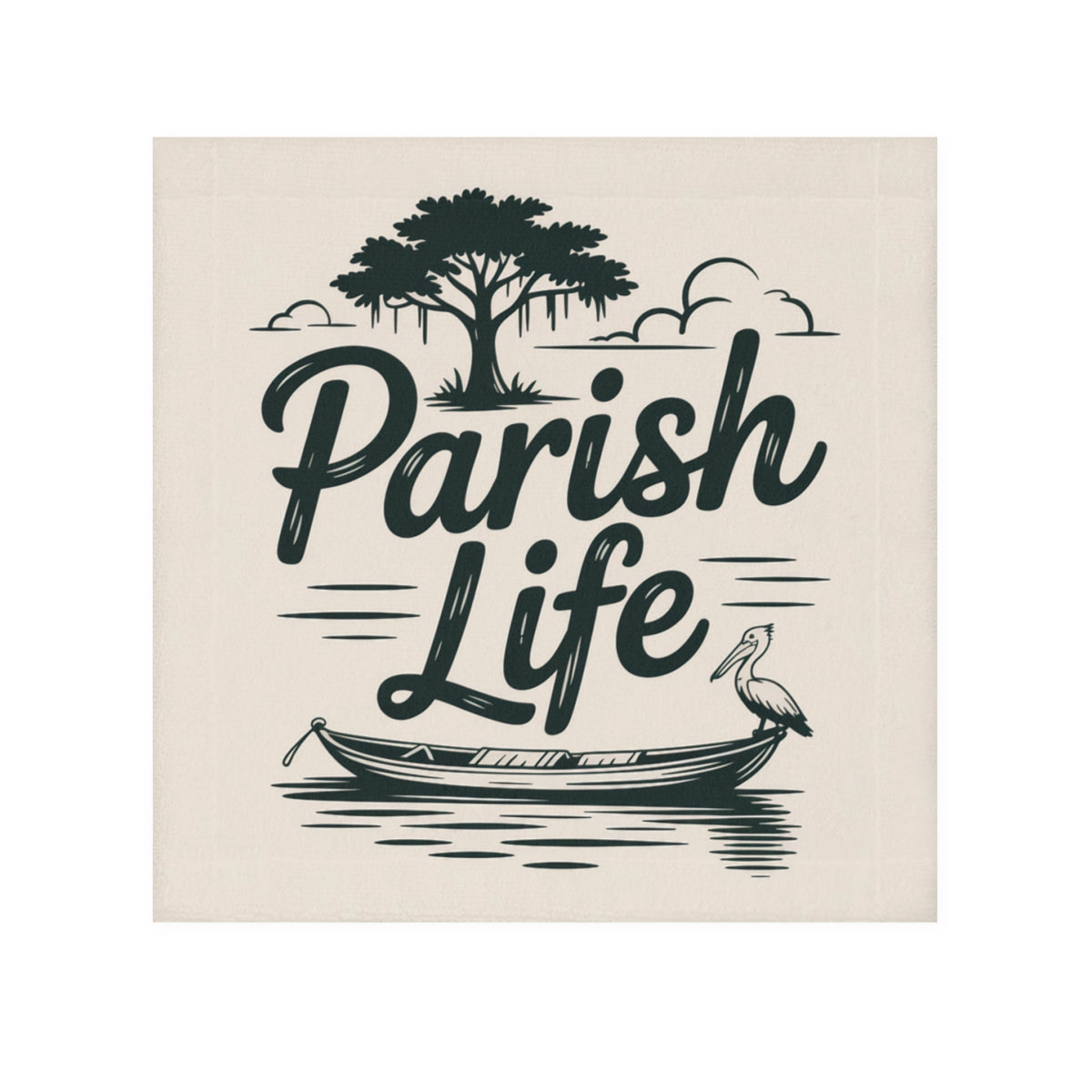 Parish Life Boating Scene Tote Bag product