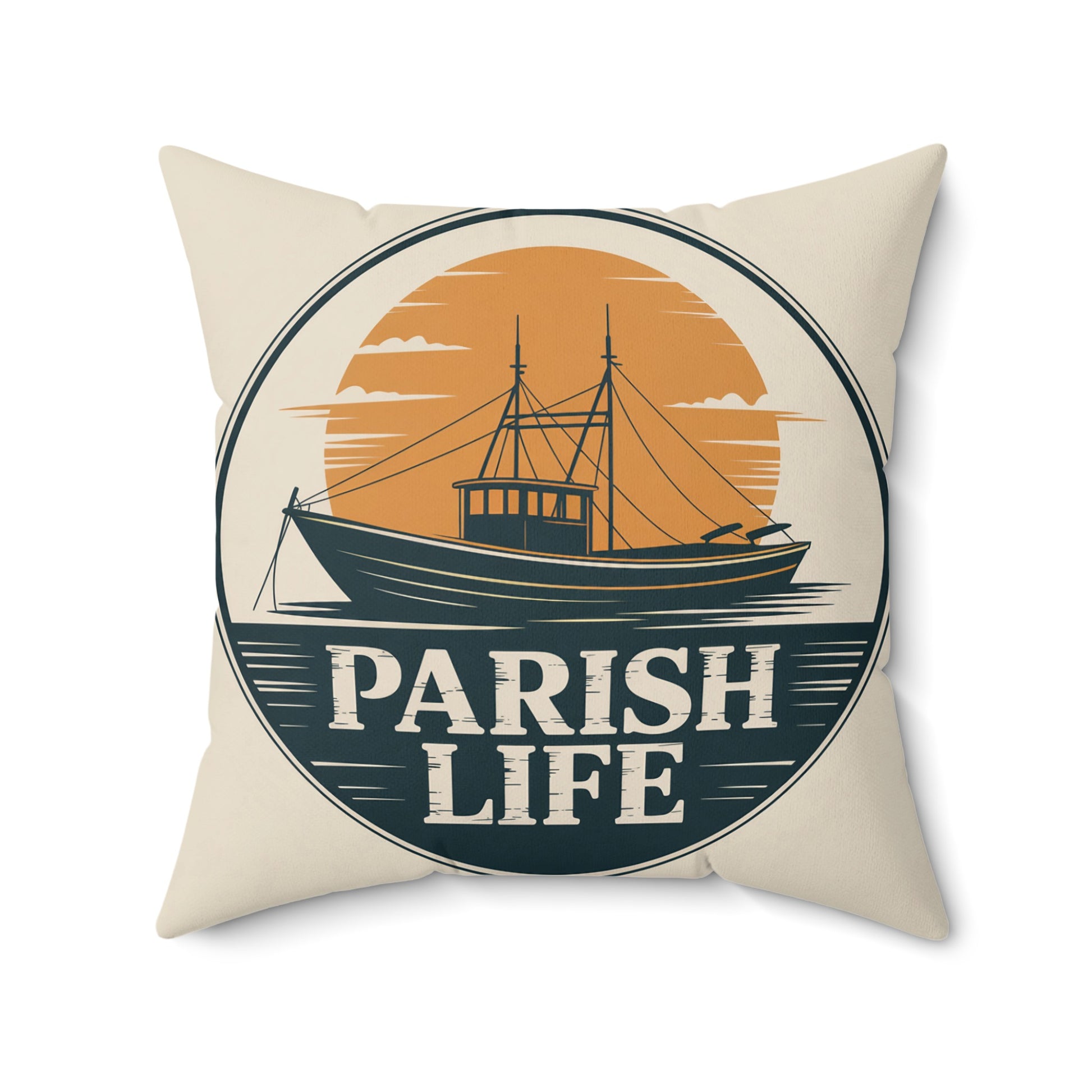 Parish Life Coastal Print Decorative Pillow product