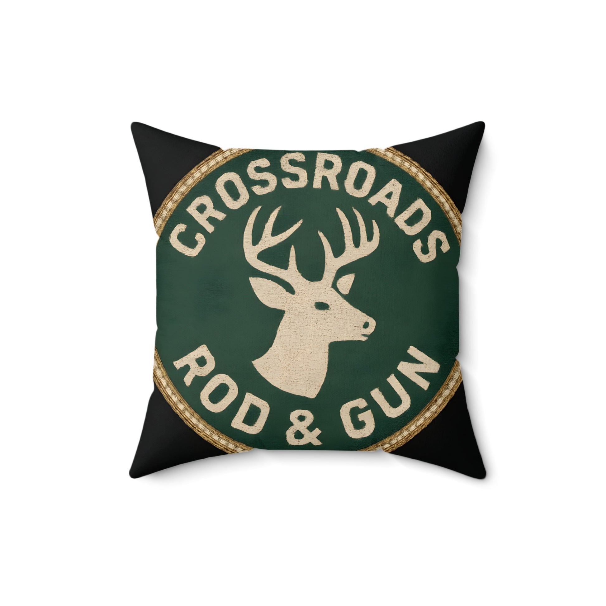 Crossroads Rod and Gun Decorative Pillow product