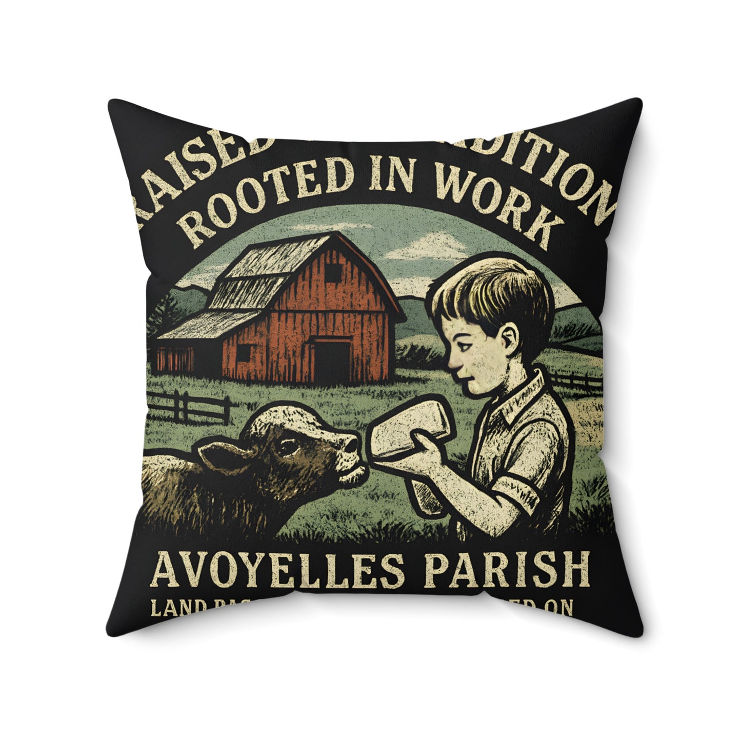 Raised on Tradition Avoyelles Parish Pillow product