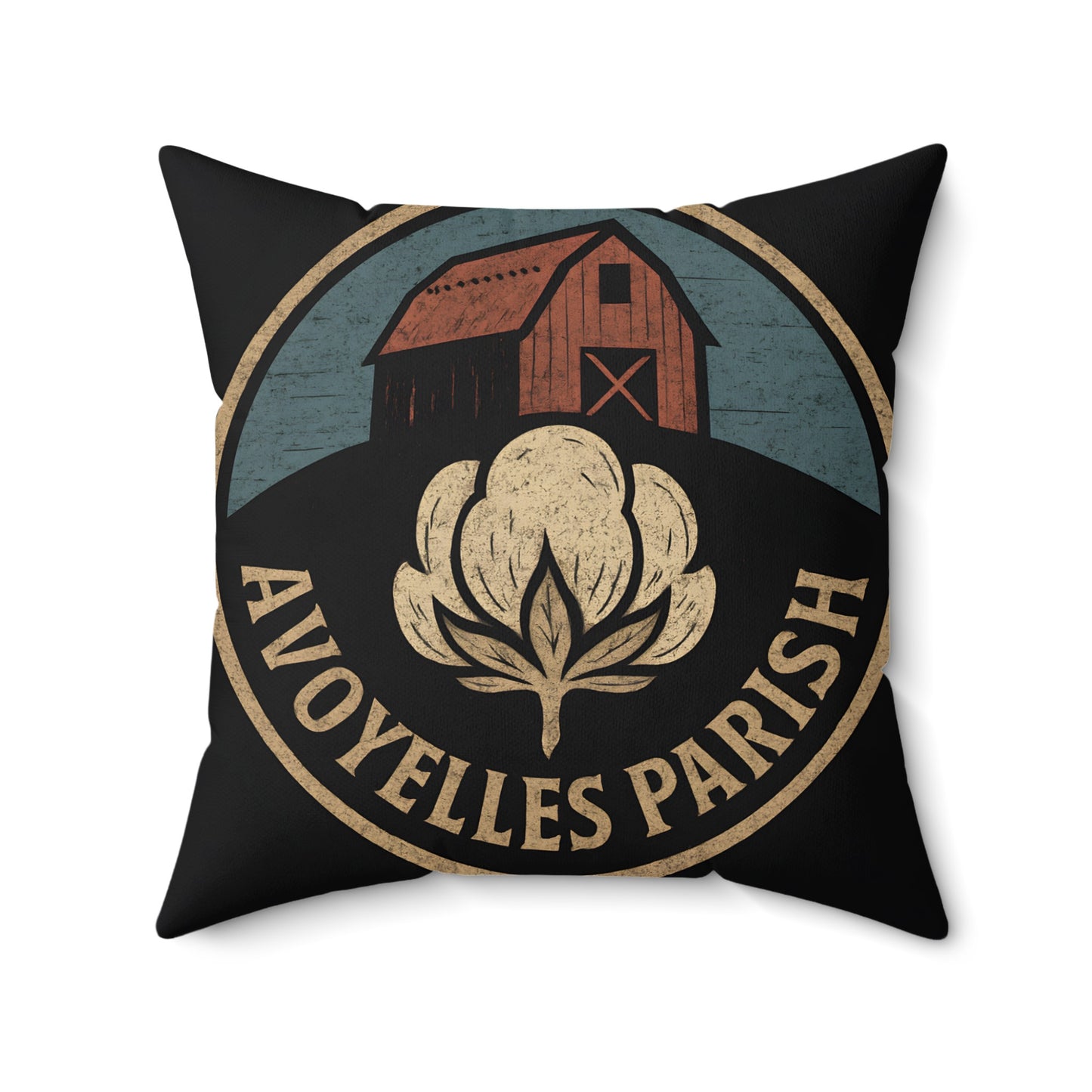 Avoyelles Parish Rustic Barn Cotton Farmhouse Pillow product