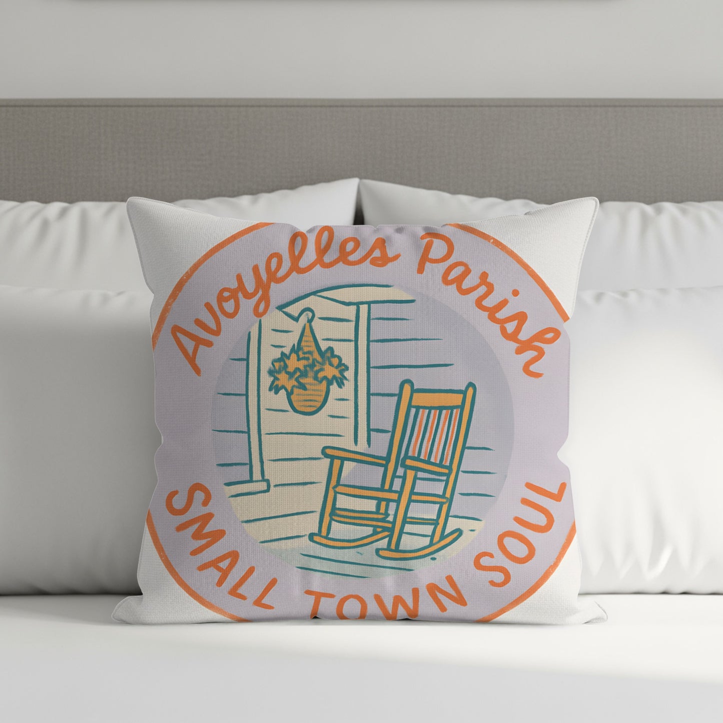 Avoyelles Parish Small Town Soul Throw Pillow product type