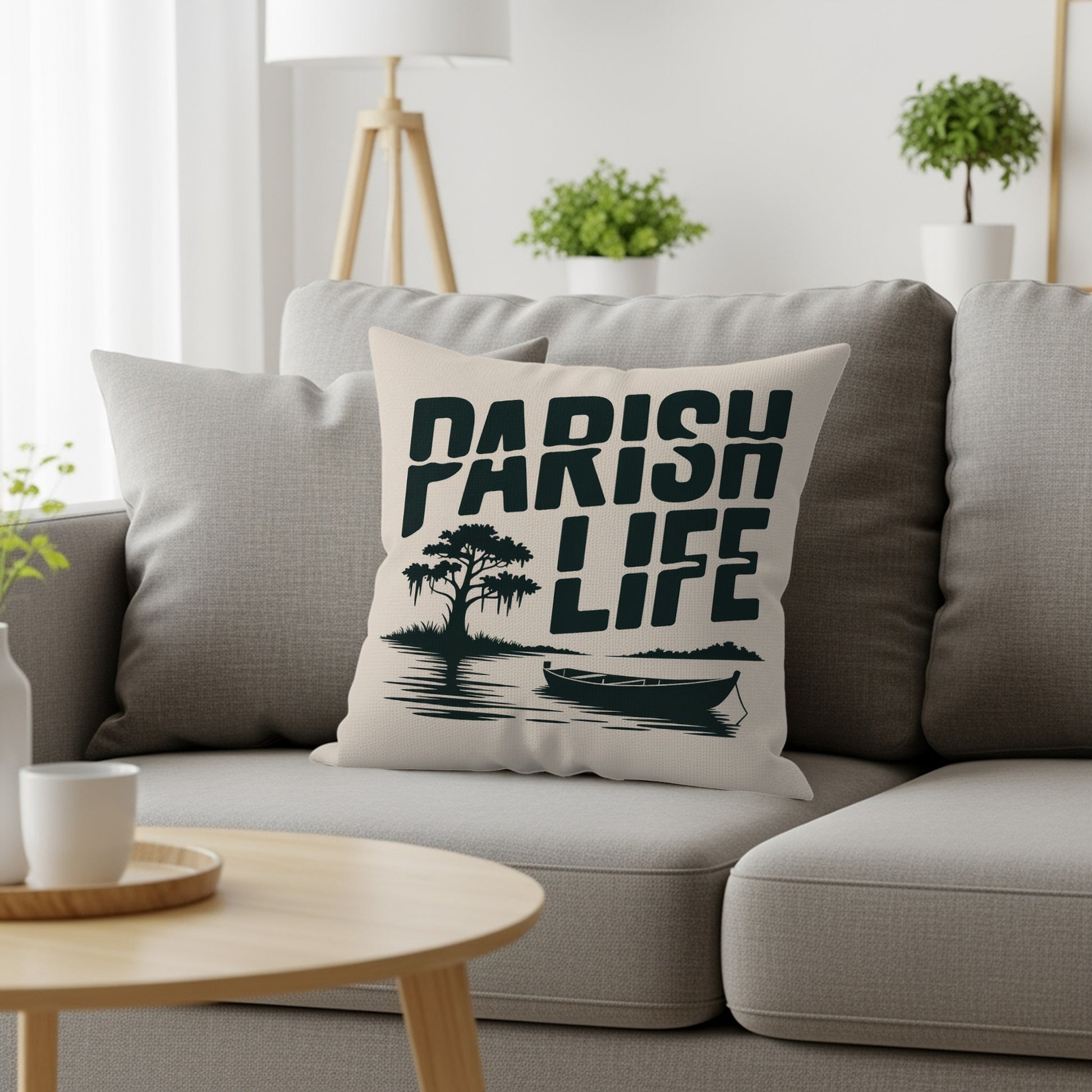 Parish Life Lake Scene Decorative Pillow product type