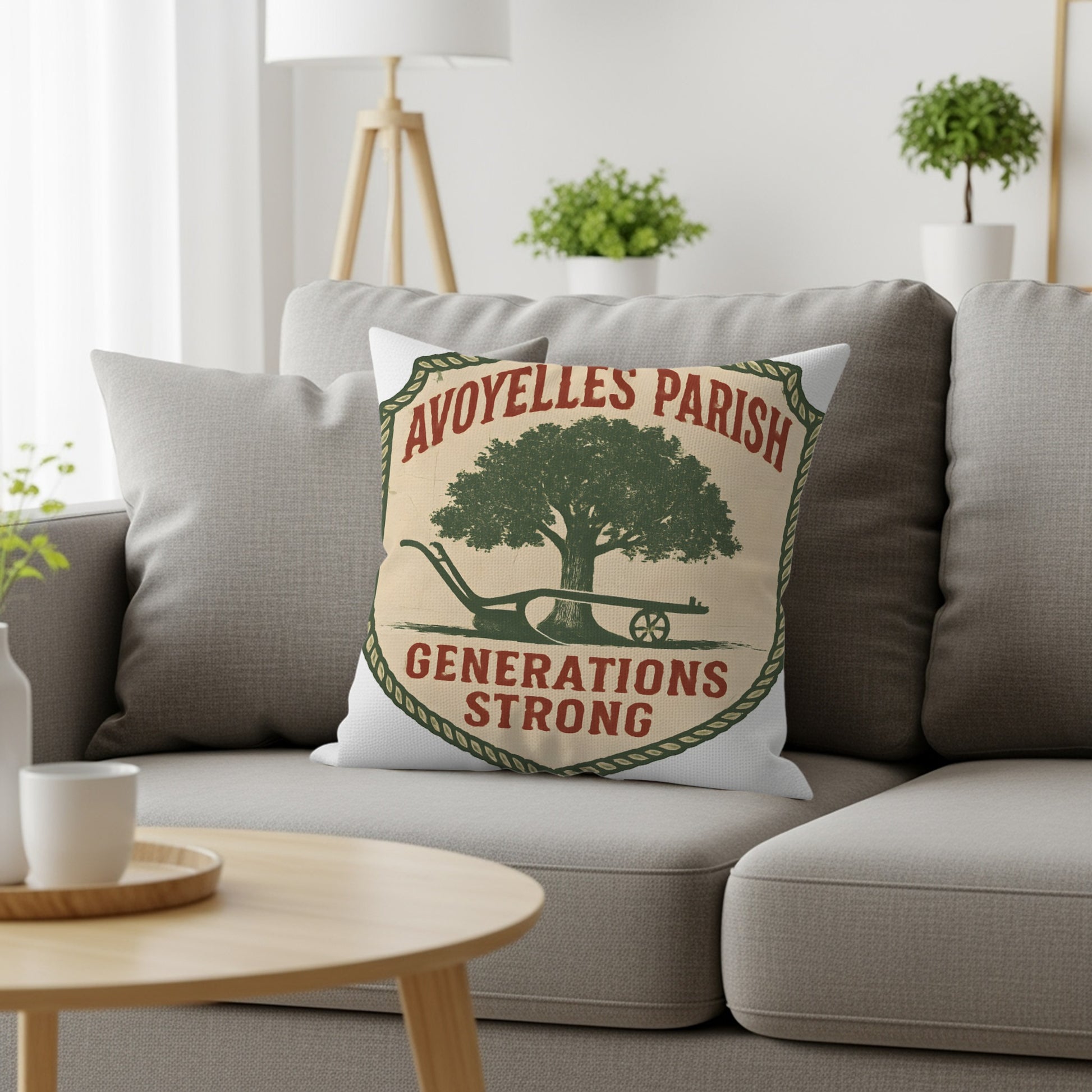 Avoyelles Parish Generations Strong Throw Pillow product type