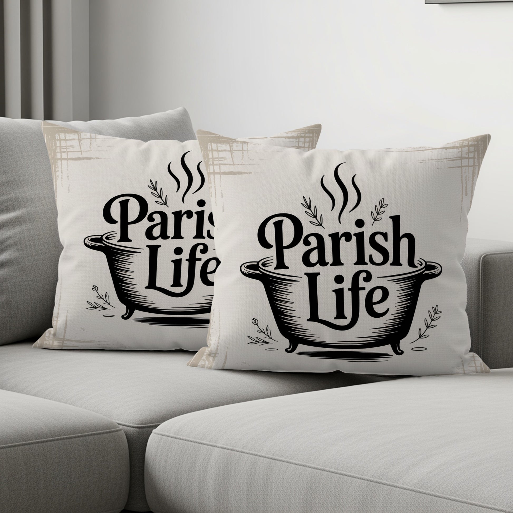 Parish Life Design Throw Pillows for Home Decor product type