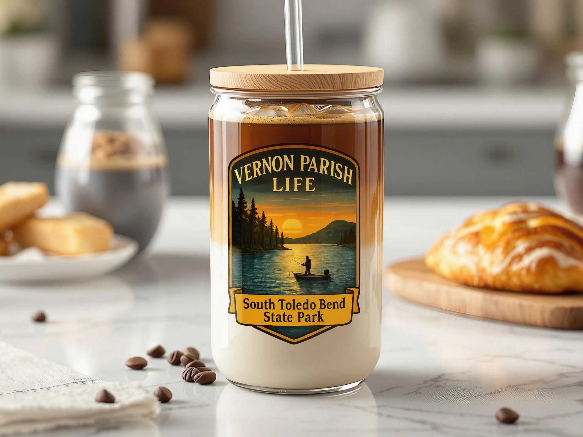 Vernon Parish Life Candle, South Toledo Bend State Park, Scented Soy Candle, Kitchen Decor, Home Fragrance, Gift Idea