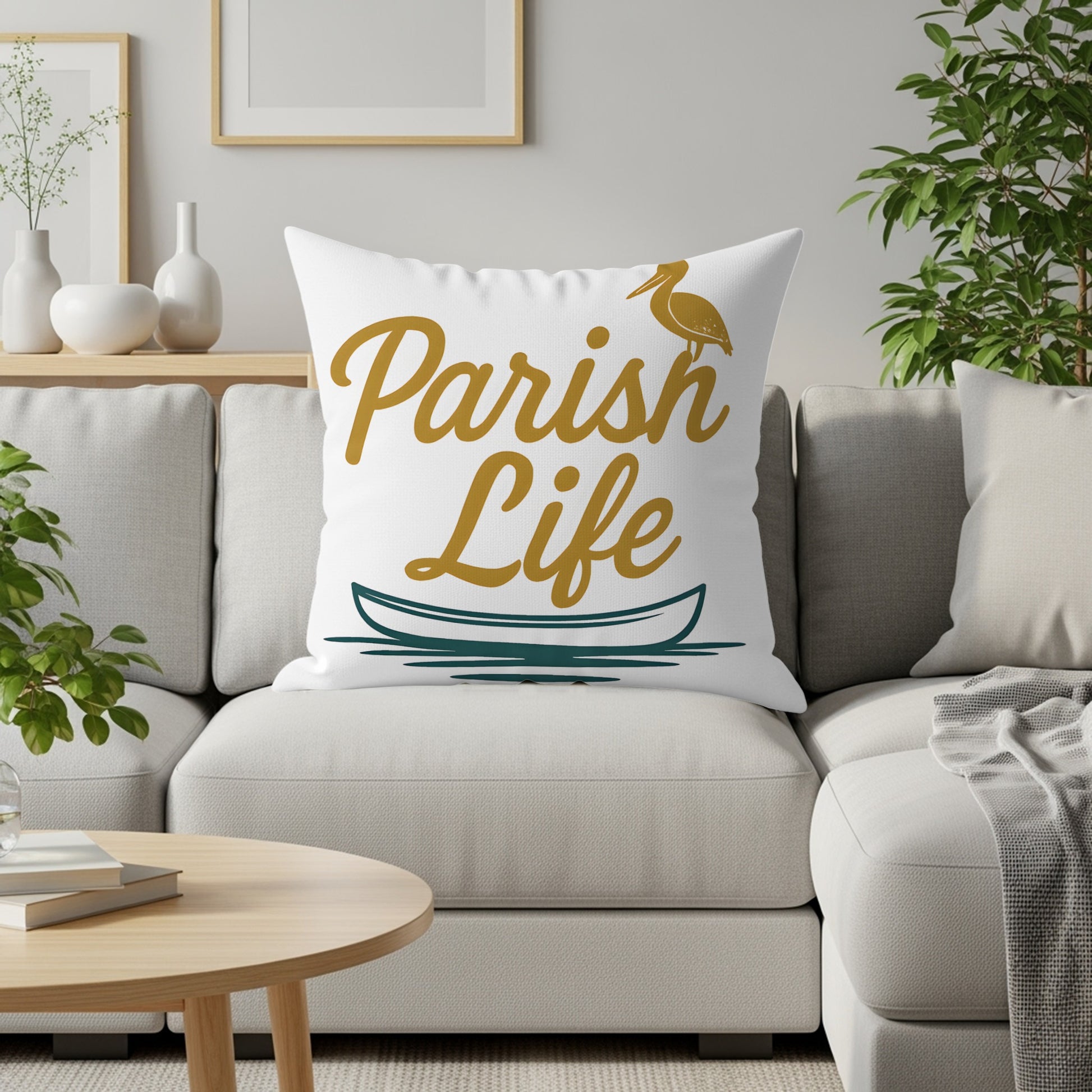 Parish Life Throw Pillow product