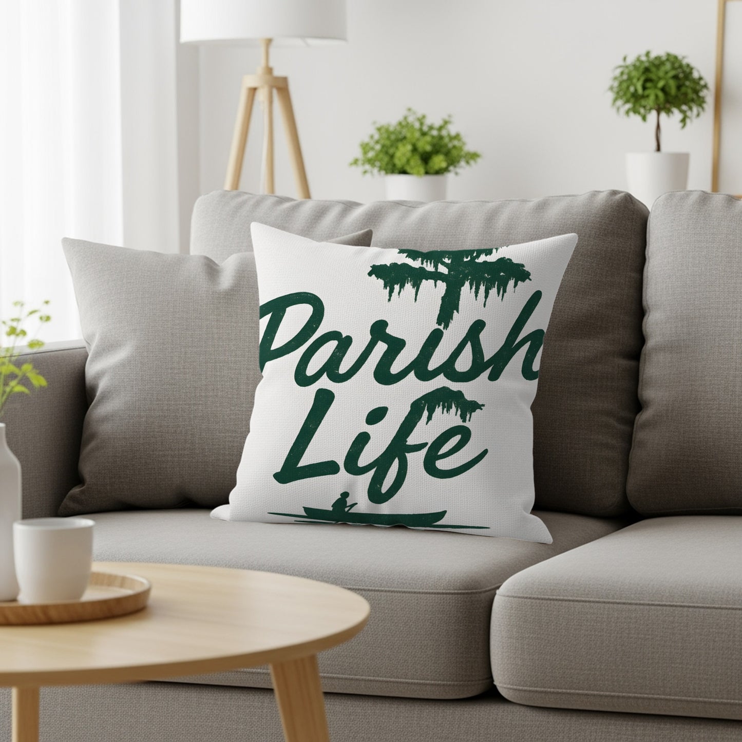 Parish Life Canoe Design Square Pillow product