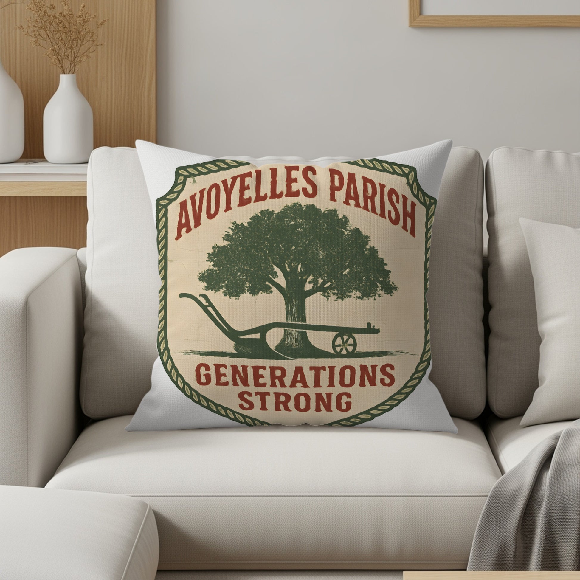 Avoyelles Parish Generations Strong Decorative Pillow product type