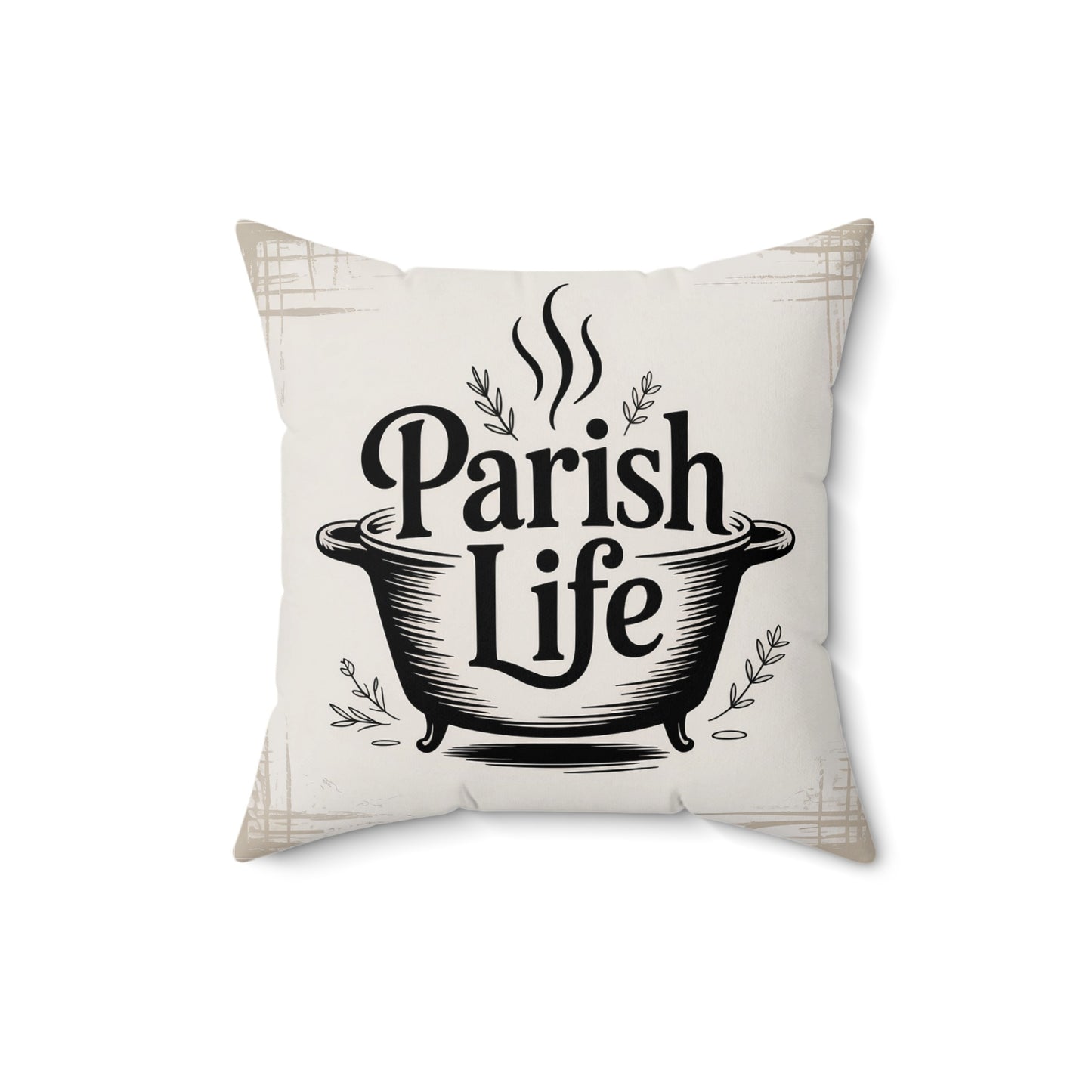 Cozy Parish Life Print Decorative Pillow product