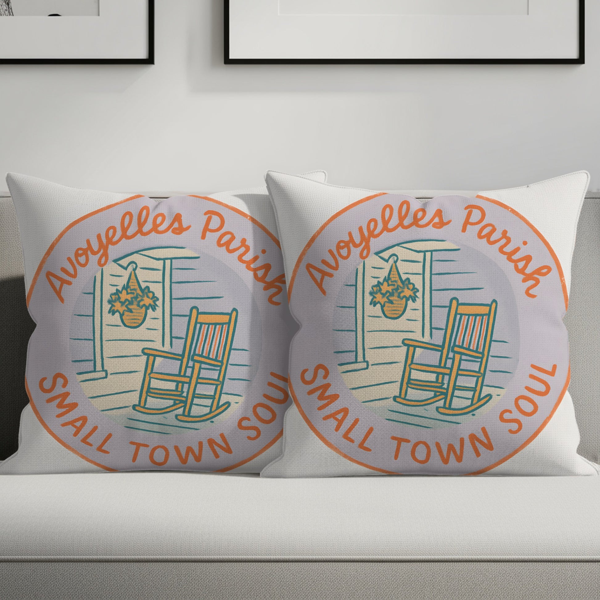 Avoyelles Parish Small Town Soul Throw Pillow product type