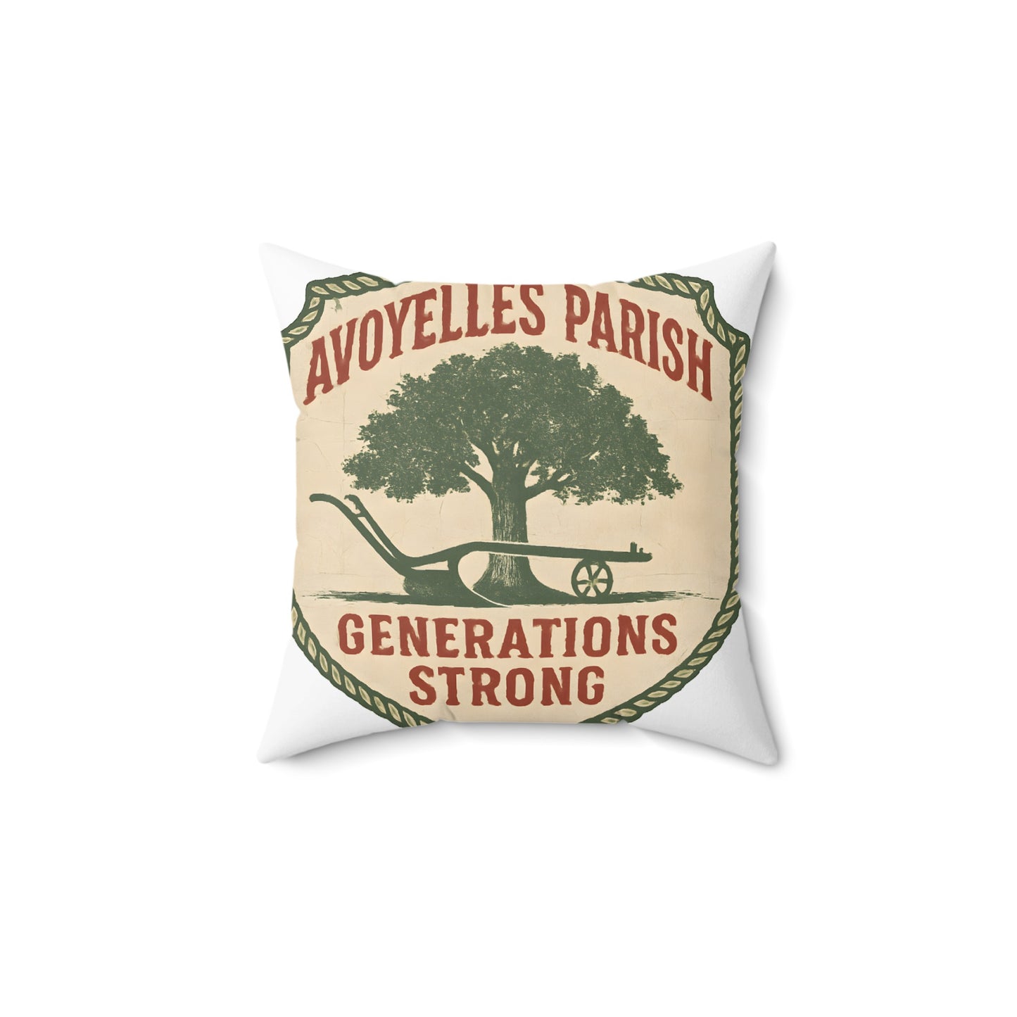 Avoyelles Parish Generations Strong decorative pillow