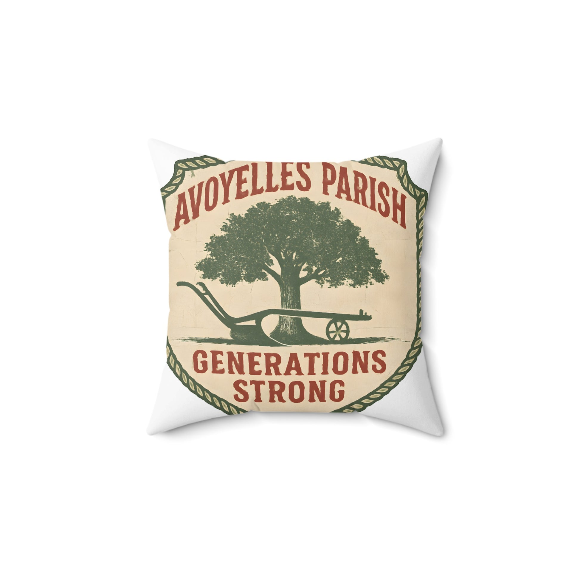 Avoyelles Parish Generations Strong decorative pillow