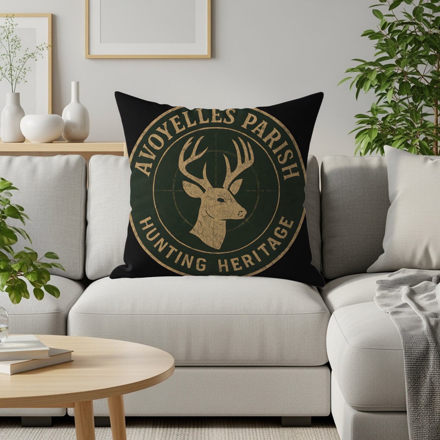 Avoyelles Parish Hunting Heritage Throw Pillow product