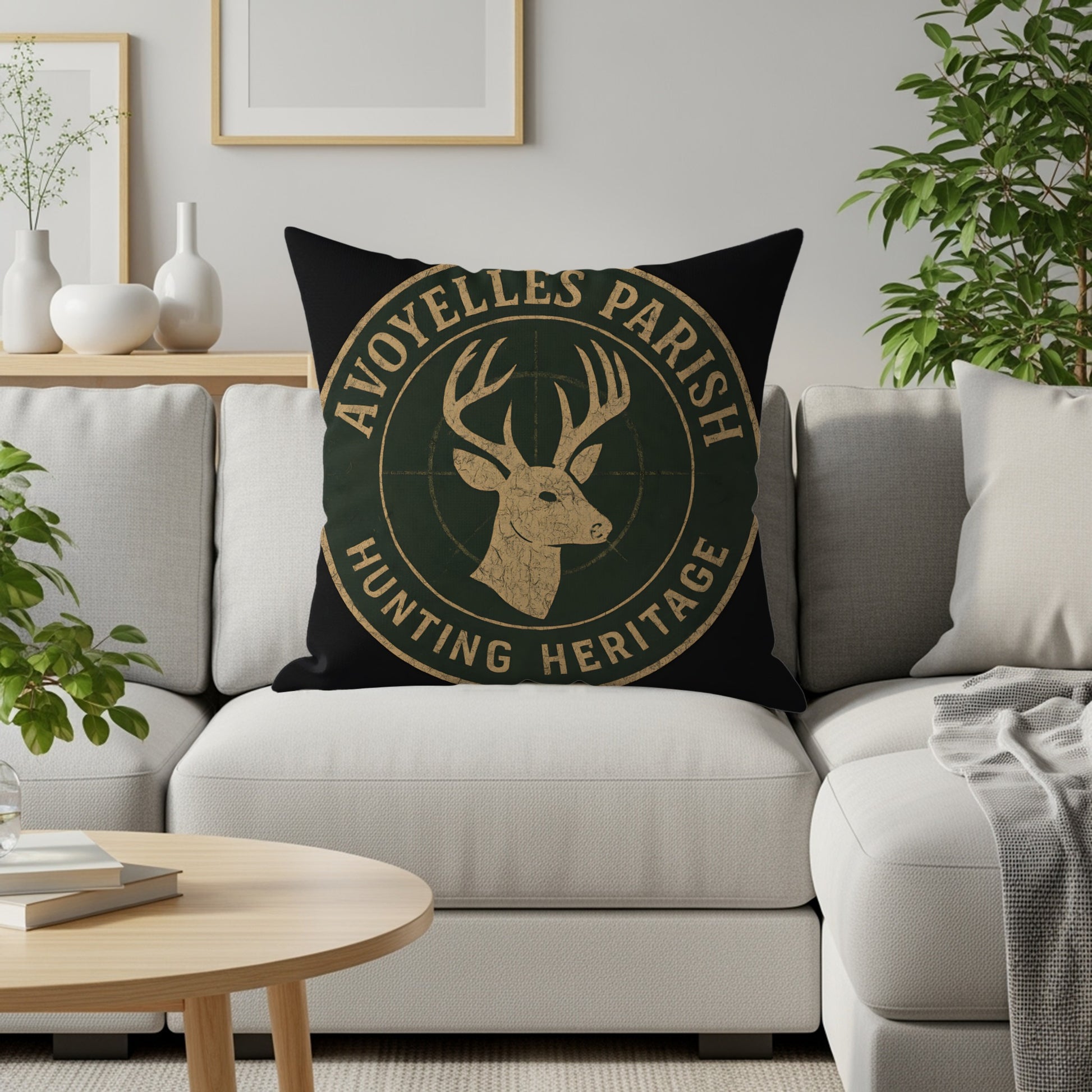 Avoyelles Parish Hunting Heritage Throw Pillow product