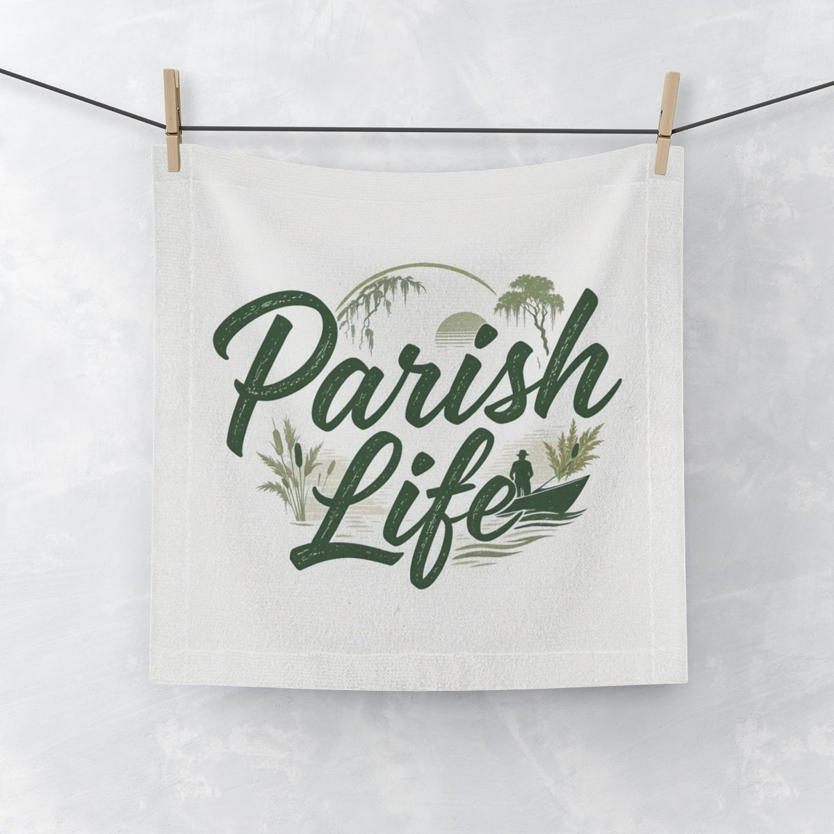 Parish Life Design Towel for Kitchen Decor product
