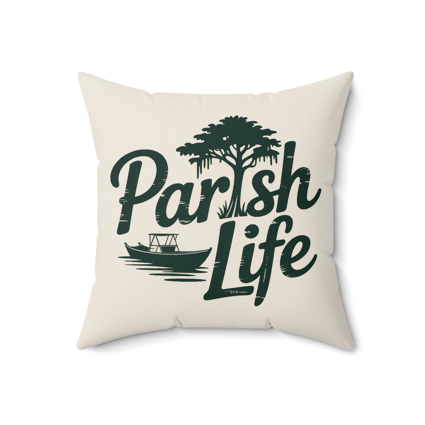 Parish Life Boat Tree Design Decorative Pillow product type