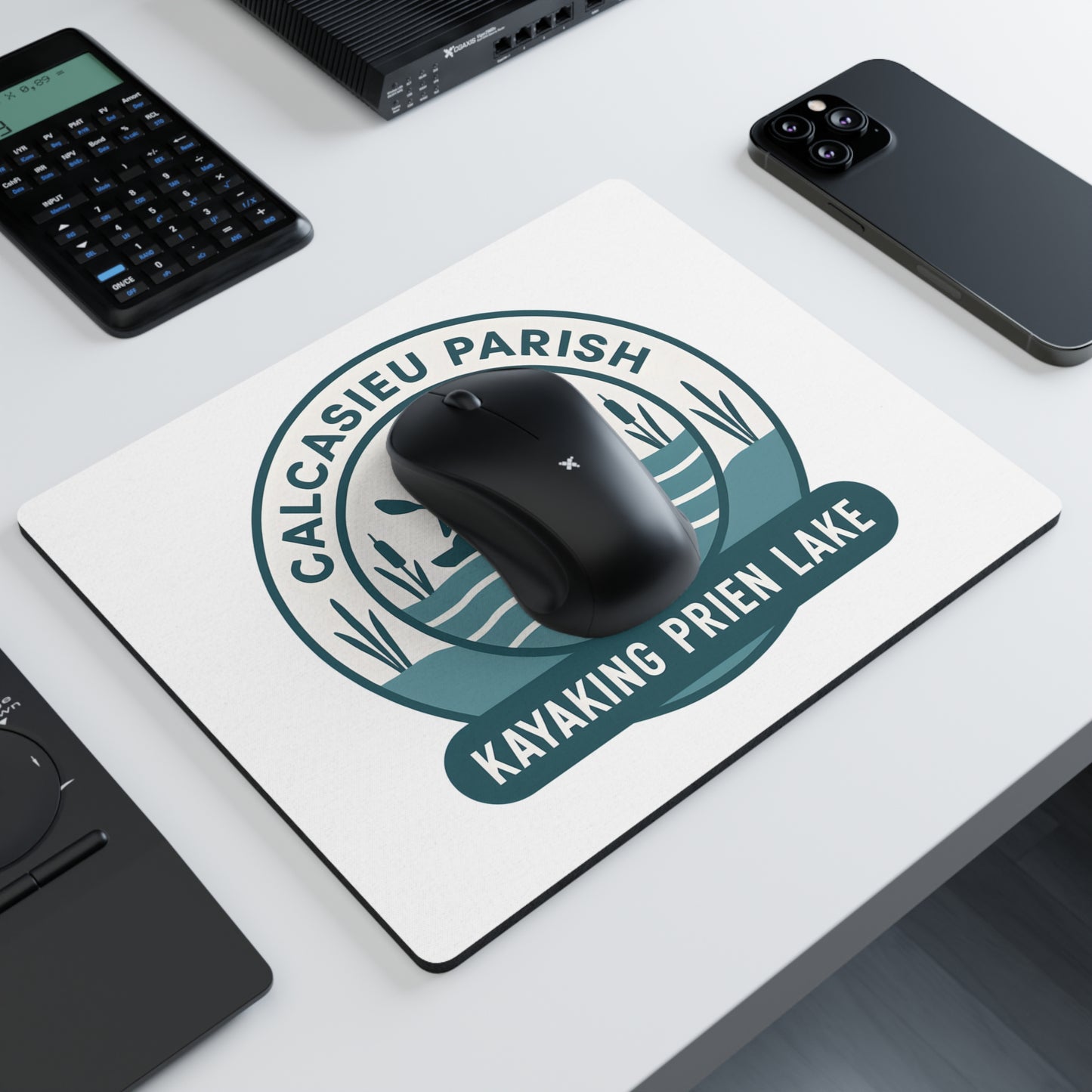 Calcasieu Parish Kayaking Prien Lake Mouse Pad Product