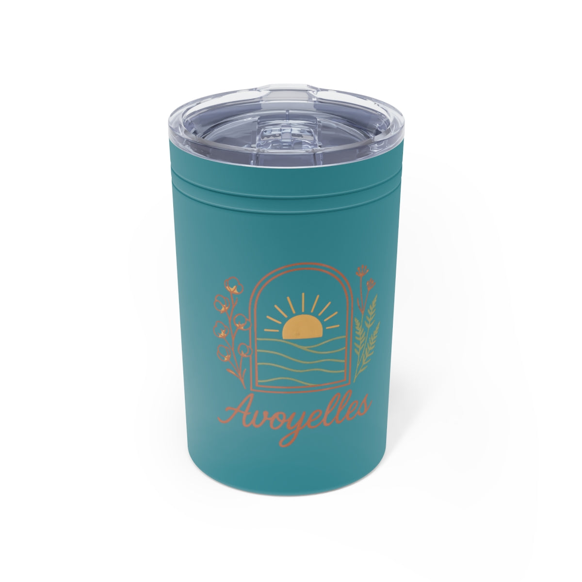 Charming Avoyelles Teal Travel Mug with Artistic Design product