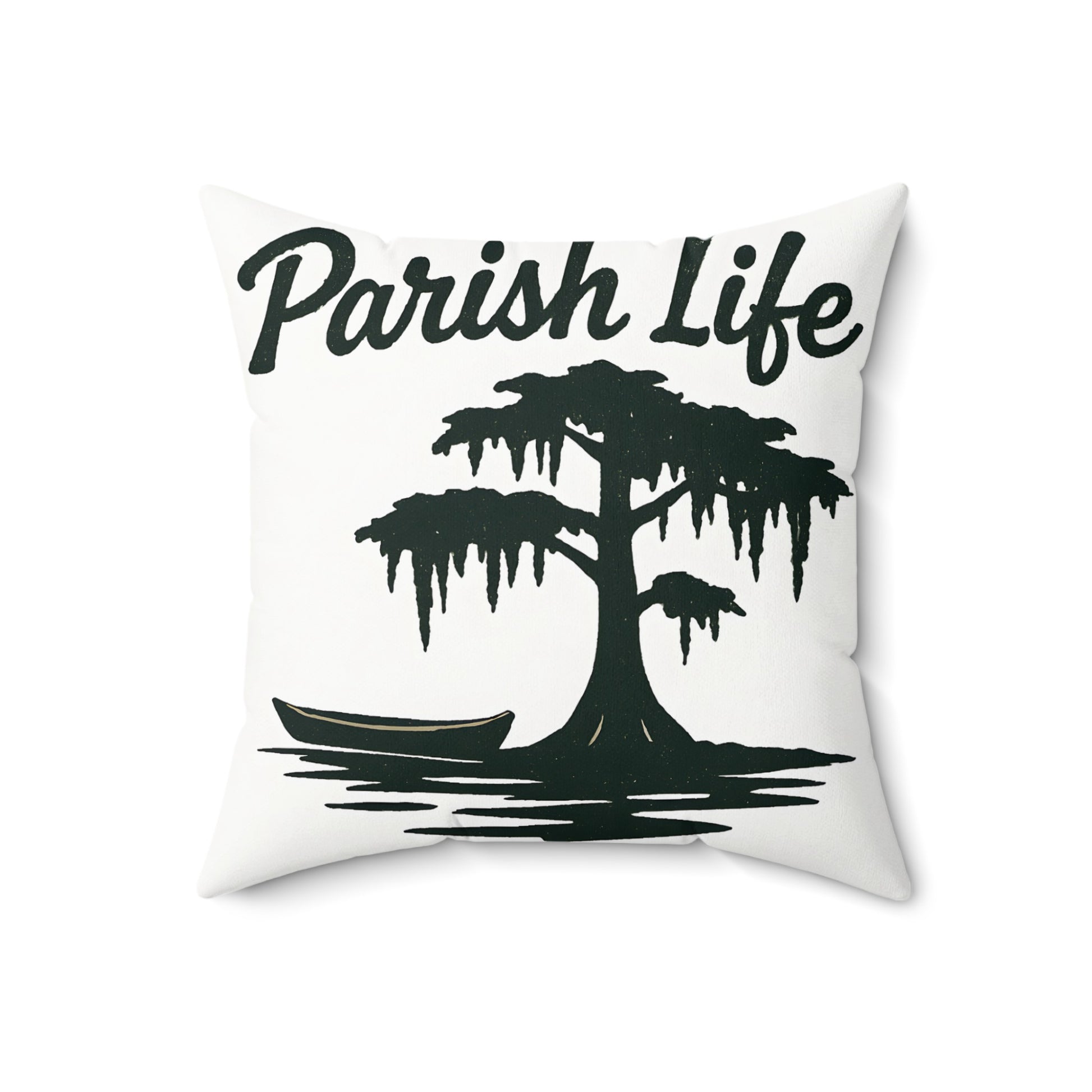 Parish Life Tree and Boat Design Pillow product