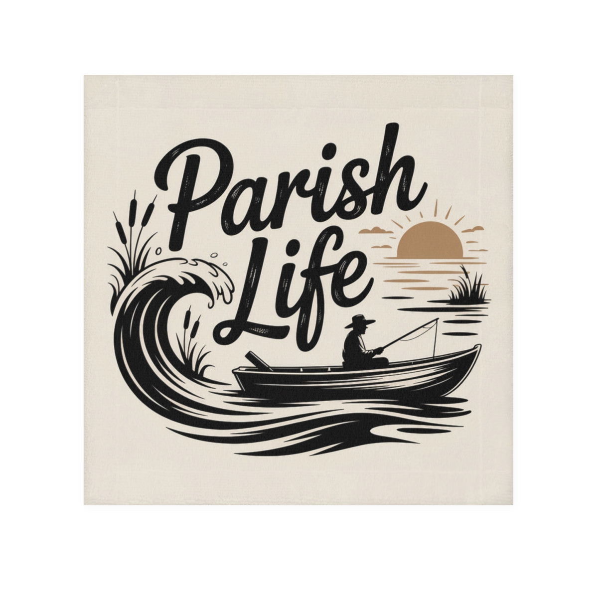 Parish Life Fishing Boat Design Graphic Art product