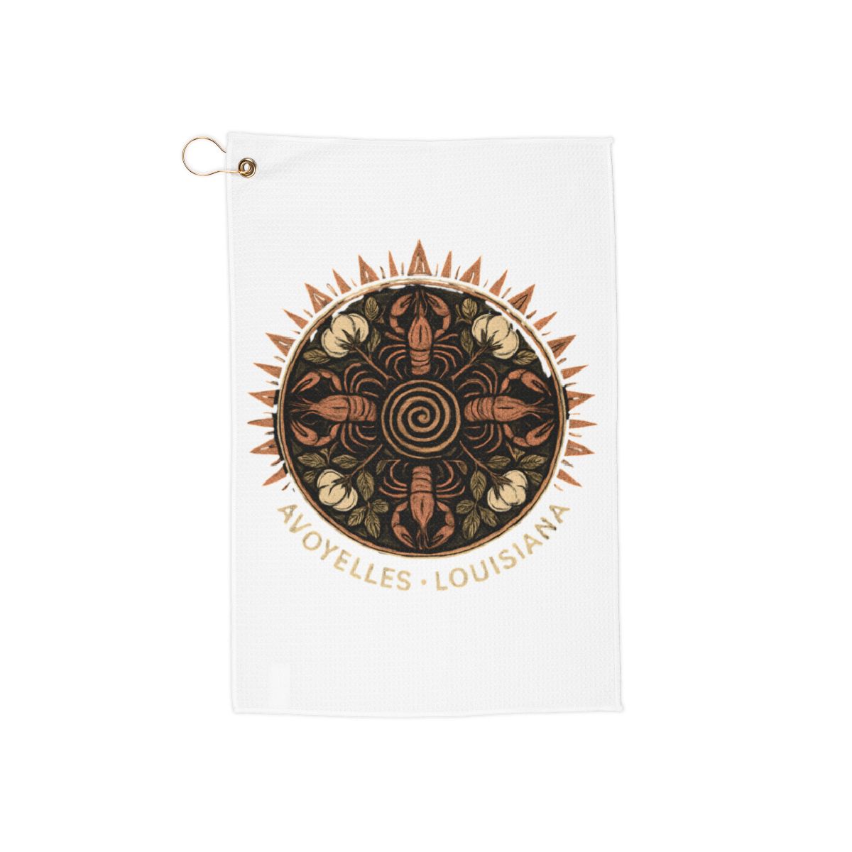 Custom Avoyelles Louisiana themed kitchen towel product