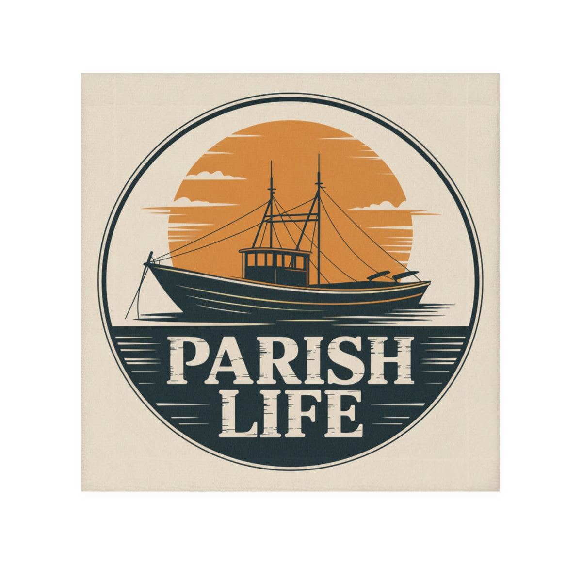 Parish Life Fishing Boat Graphic Wall Art product type