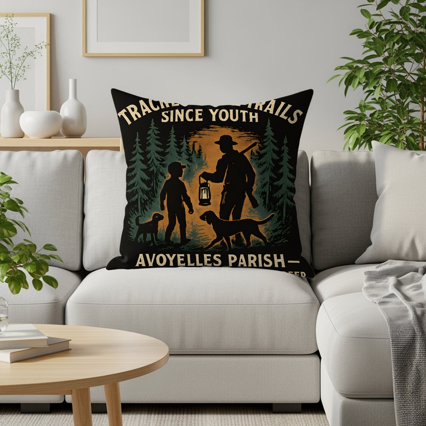 Tracked Trails Since Youth Avoyelles Parish Pillow product