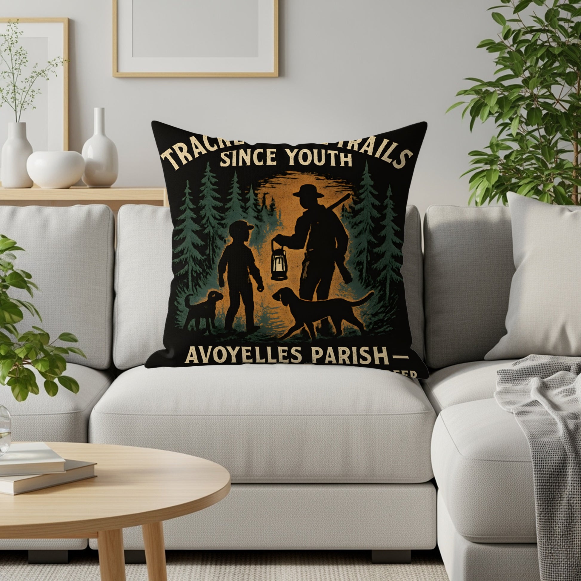 Tracked Trails Since Youth Avoyelles Parish Pillow product