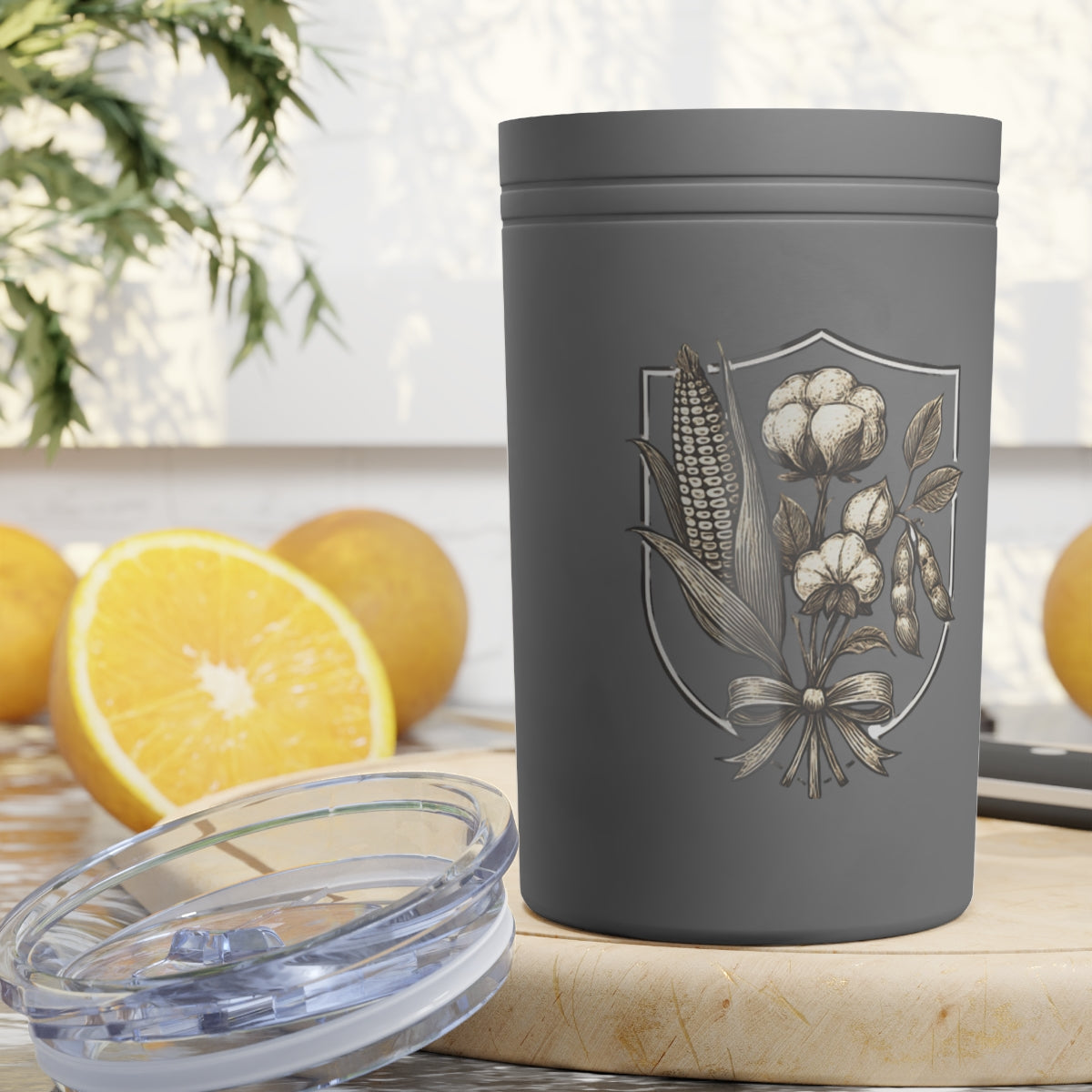 Elegant Floral Design Insulated Tumbler Drinkware Product