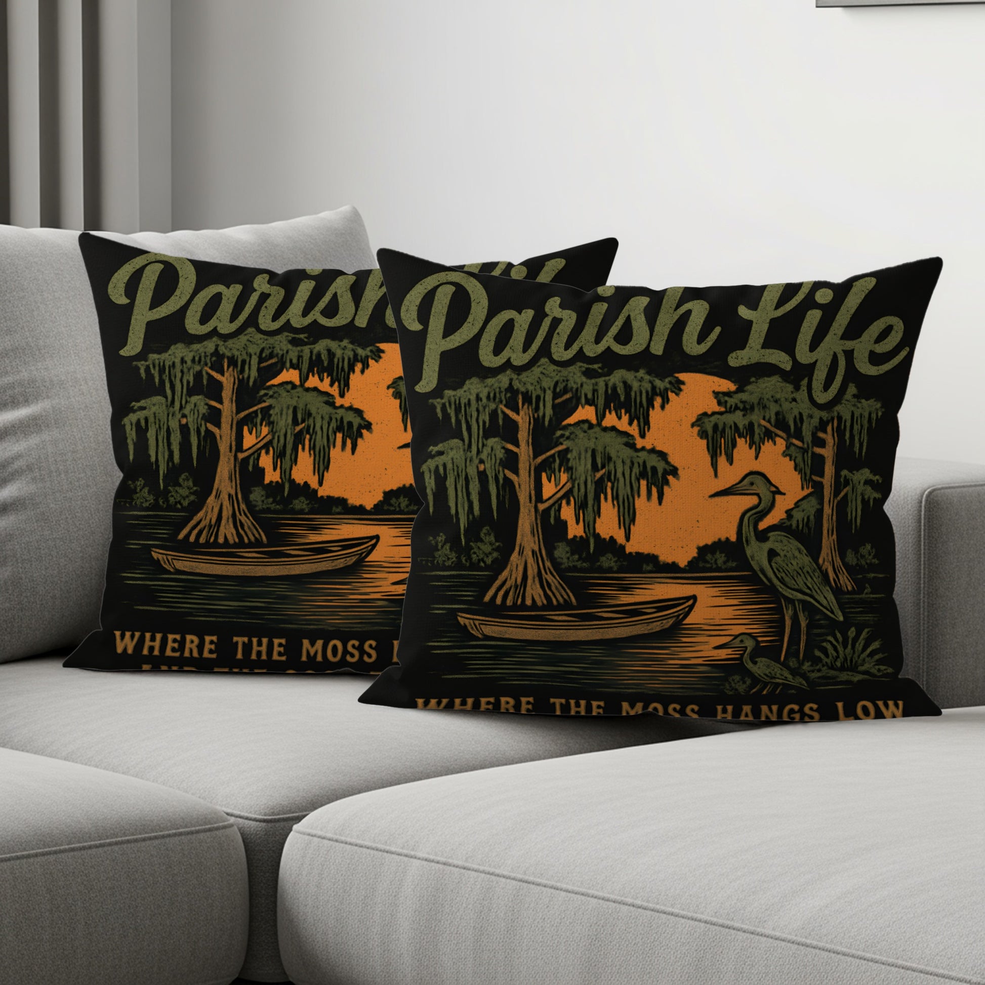Parish Life Where The Moss Hangs Low Pillow product type