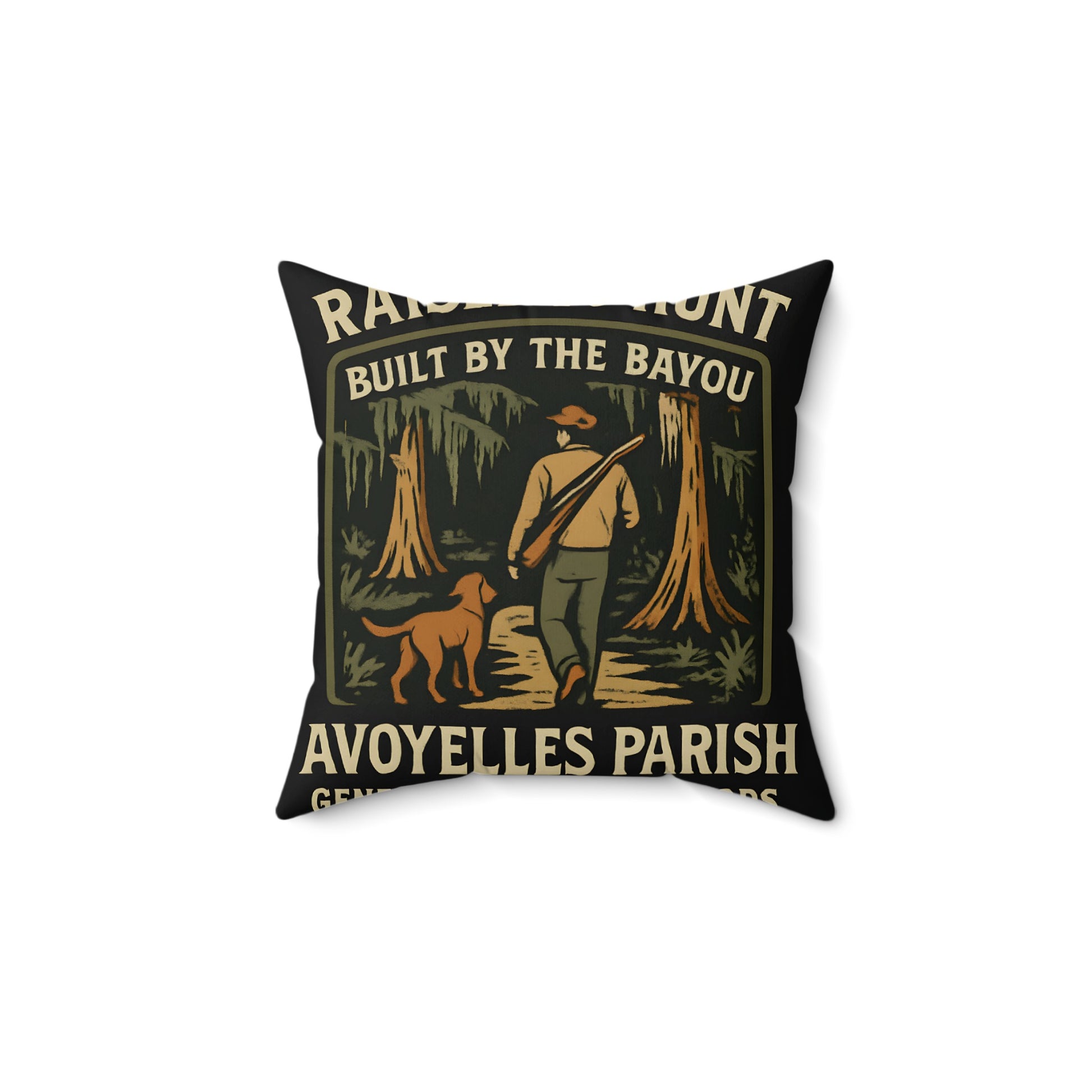 Rustic Cajun Avoyelles Parish Bayou Pillow product