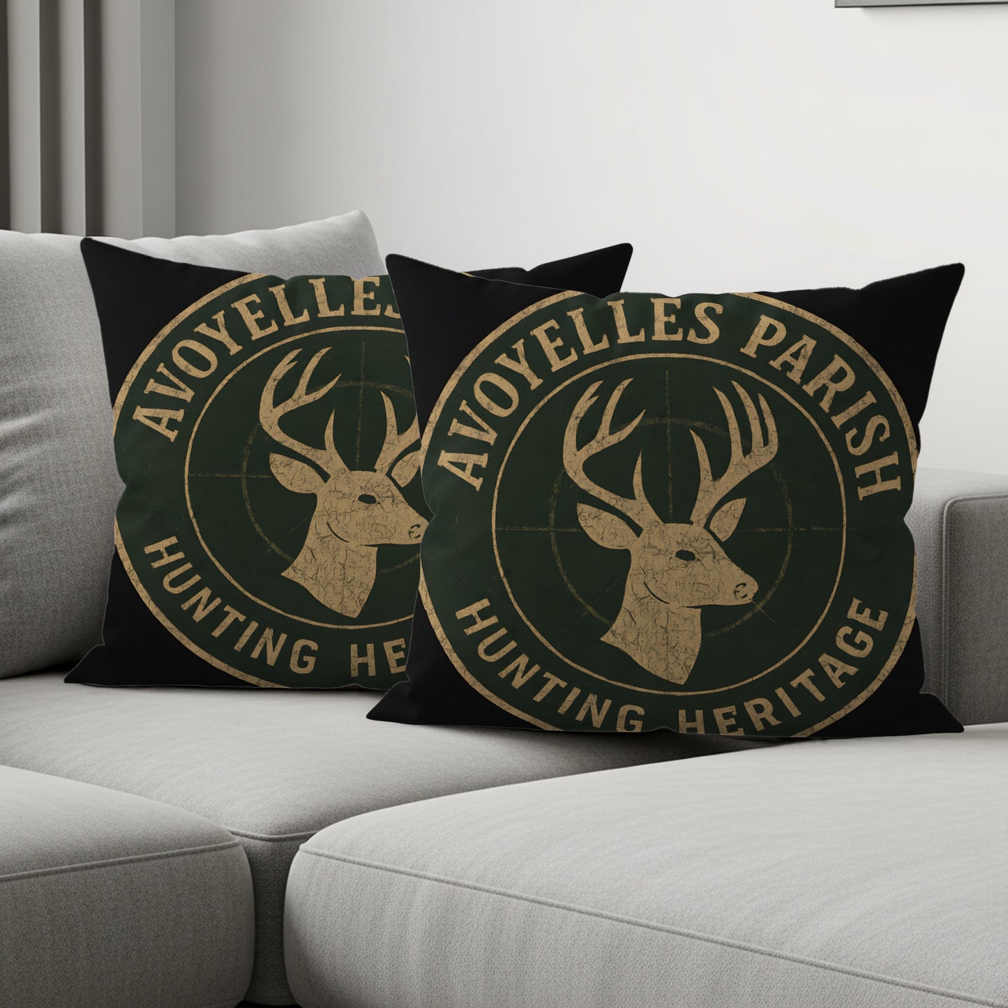 Avoyelles Parish Hunting Heritage Throw Pillow product