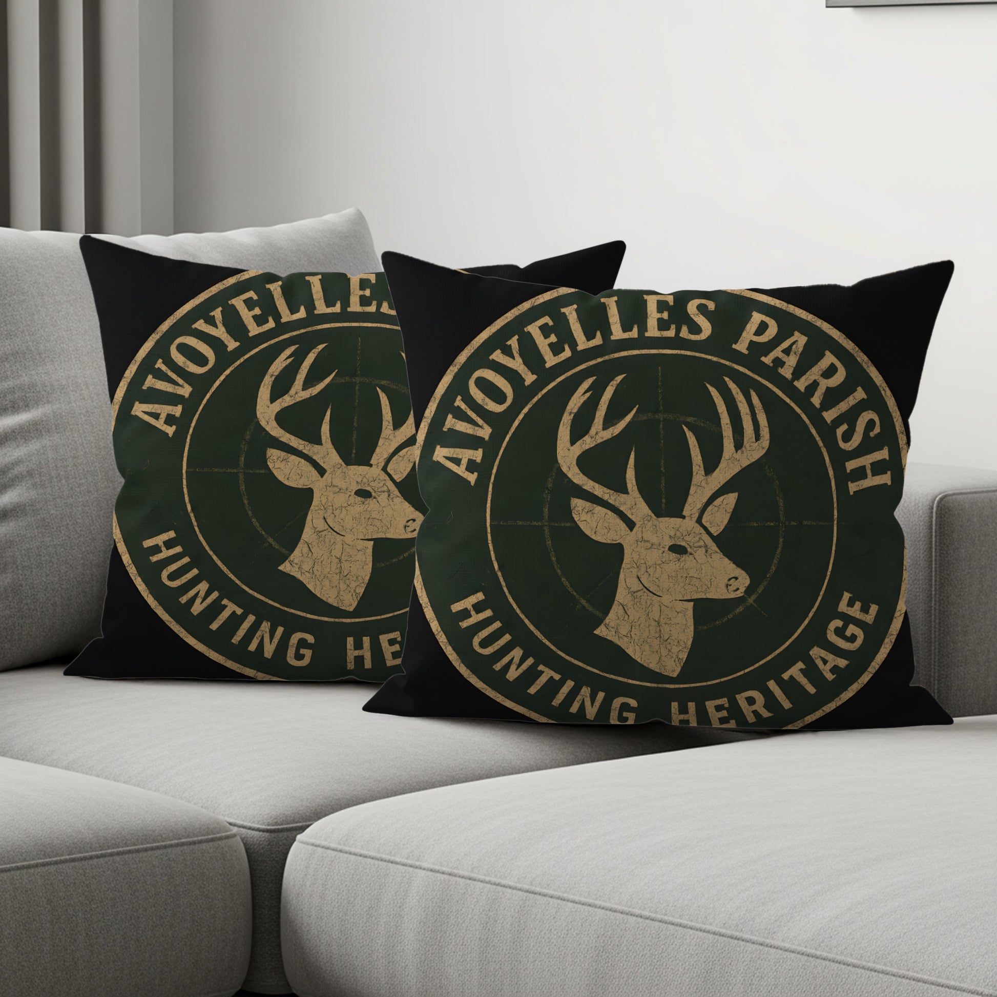 Avoyelles Parish Hunting Heritage Throw Pillow product