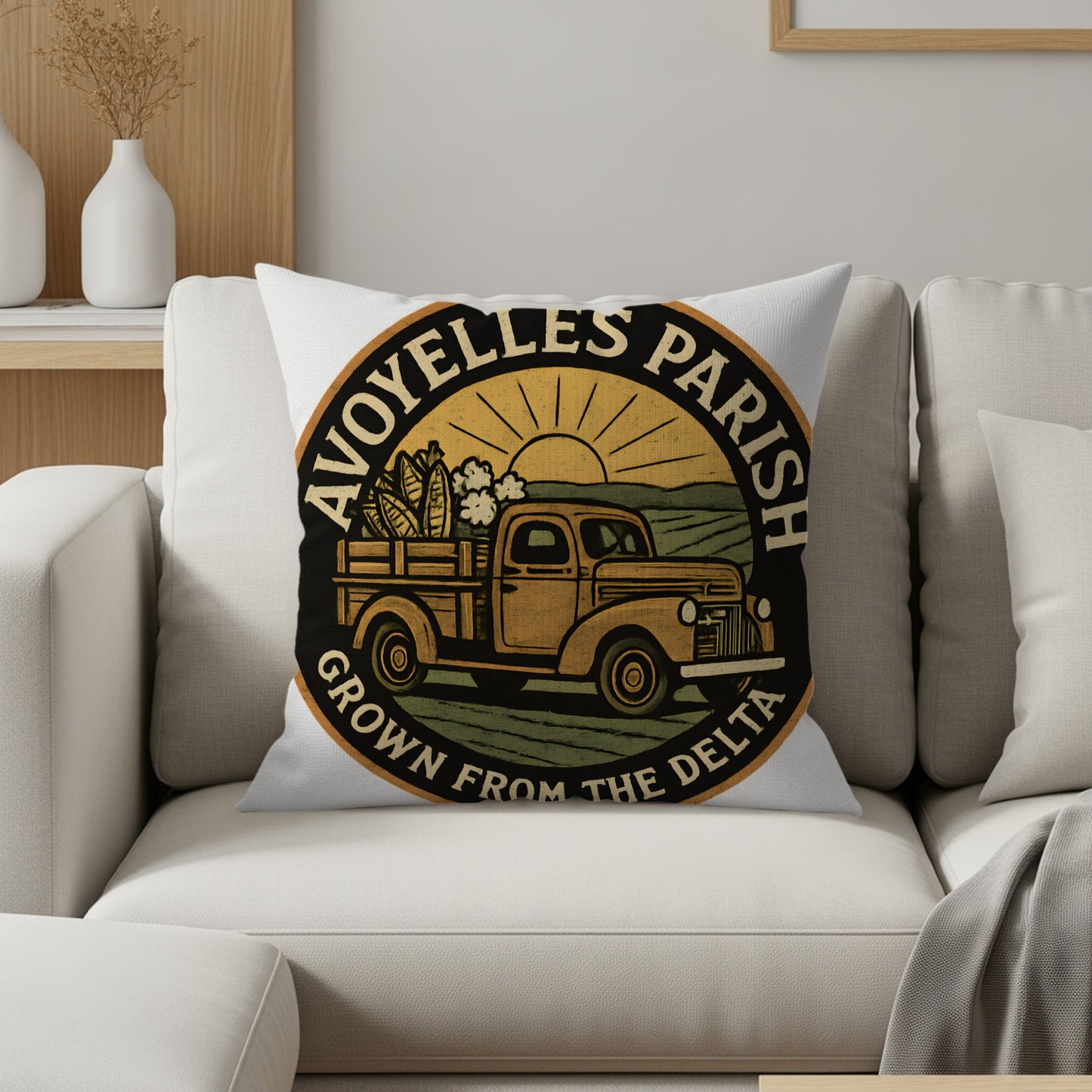 Avoyelles Parish Grown From The Delta Pillow product