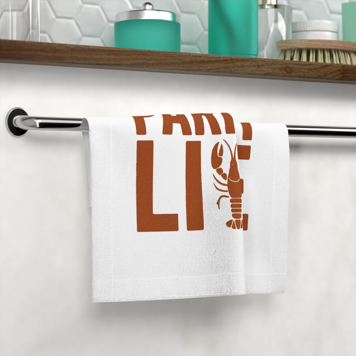 Farm Life Lobster Design Towels Bathroom Product