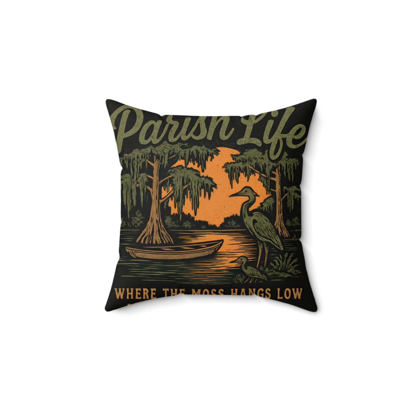 Parish Life Where The Moss Hangs Low Pillow product