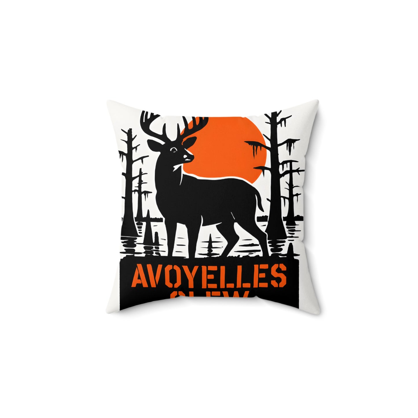 Wildlife Design Decorative Deer Print Pillow product