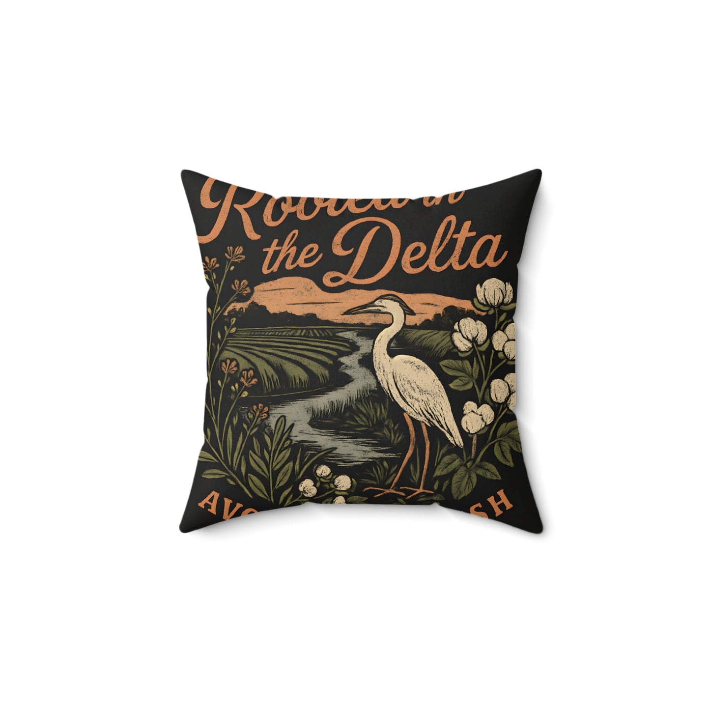 Elegant Road to the Delta Decorative Pillow product