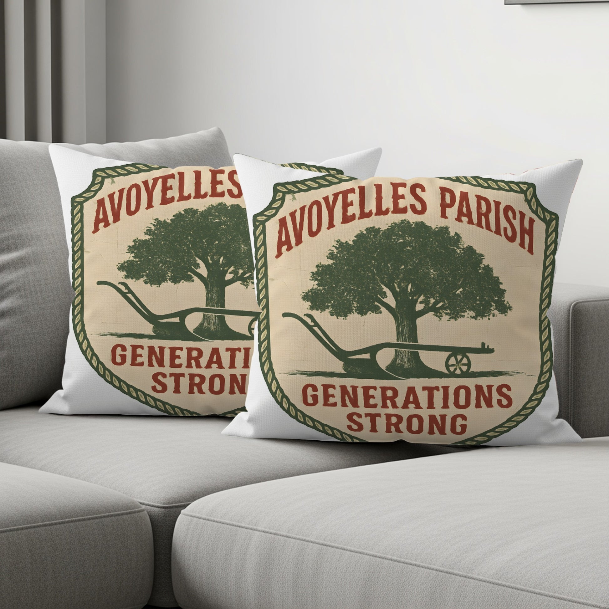 Avoyelles Parish Generations Strong Throw Pillow product