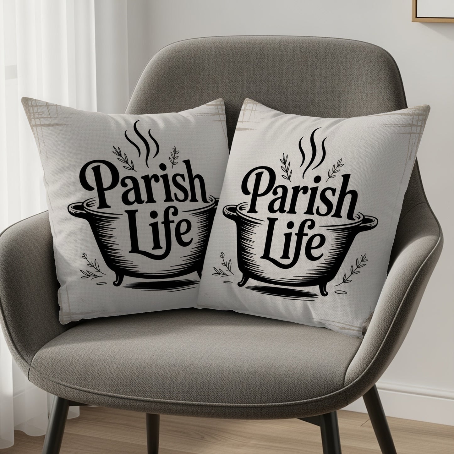 Parish Life Throw Pillow Decorative product