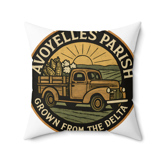 Avoyelles Parish Truck Delta Design Throw Pillow product
