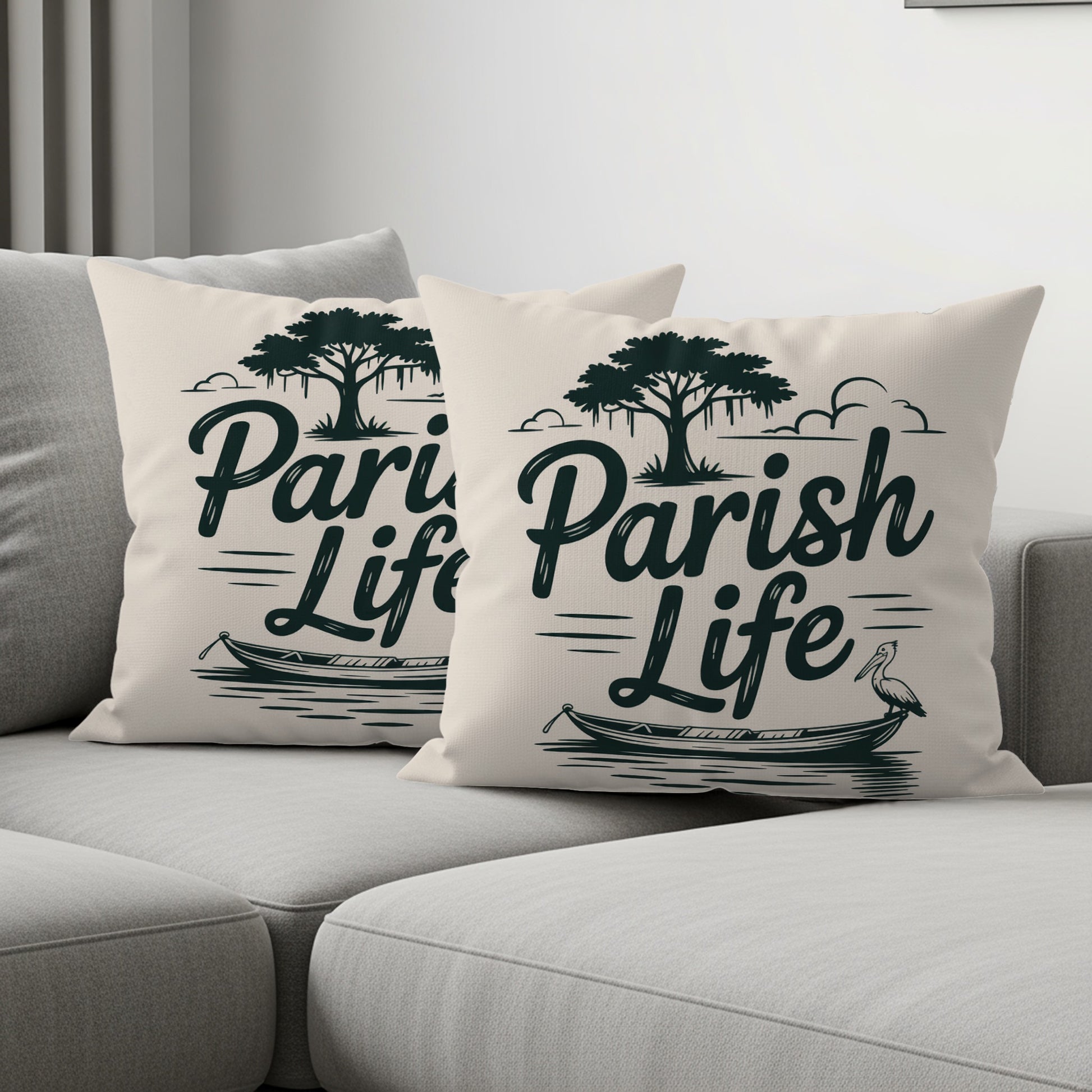Parish Life Scenic Throw Pillow Decor product type