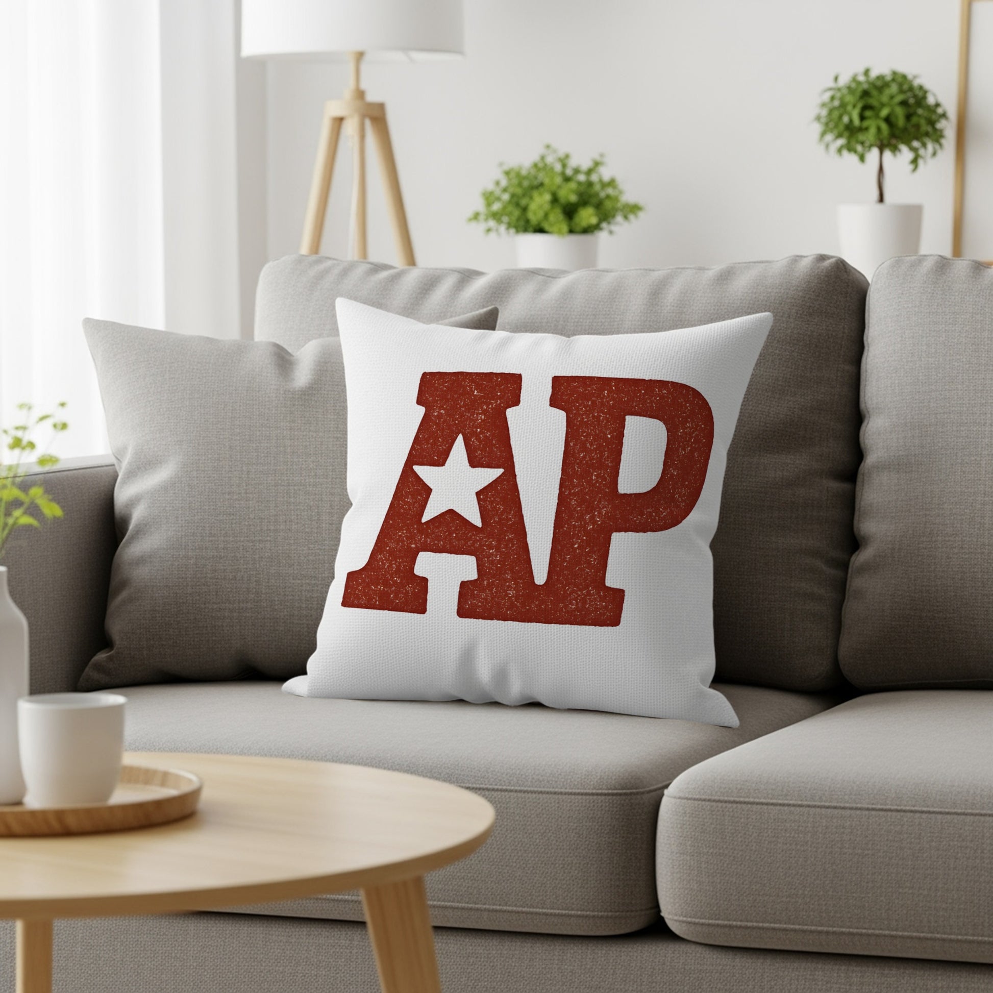 Red AP Star Decorative Pillow for Living Room product type