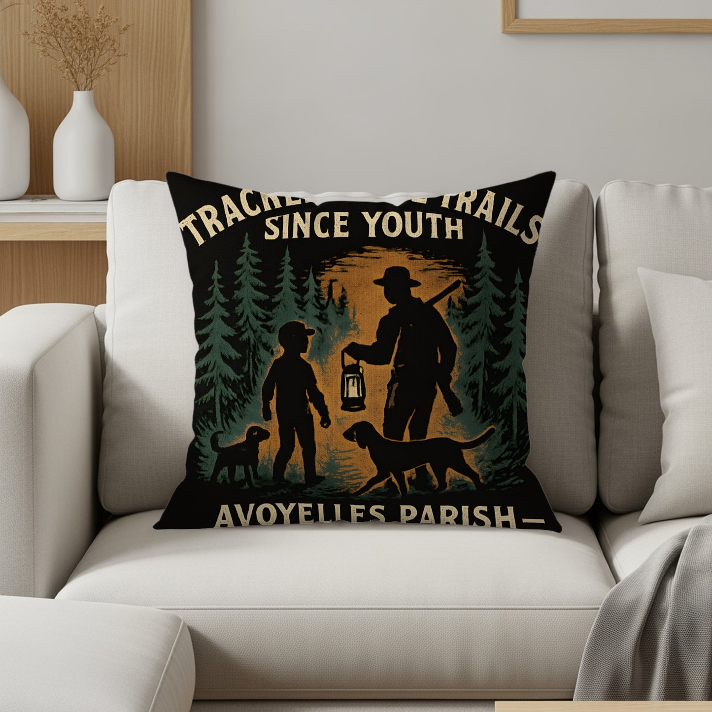 Tracked Trails Since Youth Avoyelles Parish Pillow product